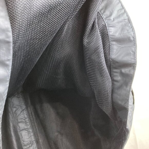 Adidas Women Sz S Black Wind‎ Breaker Zip Up Hooded Jacket Cinched Waist - Picture 11 of 11